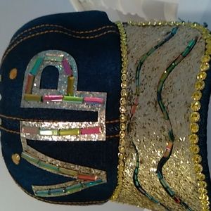 Women's Denim Face Cap